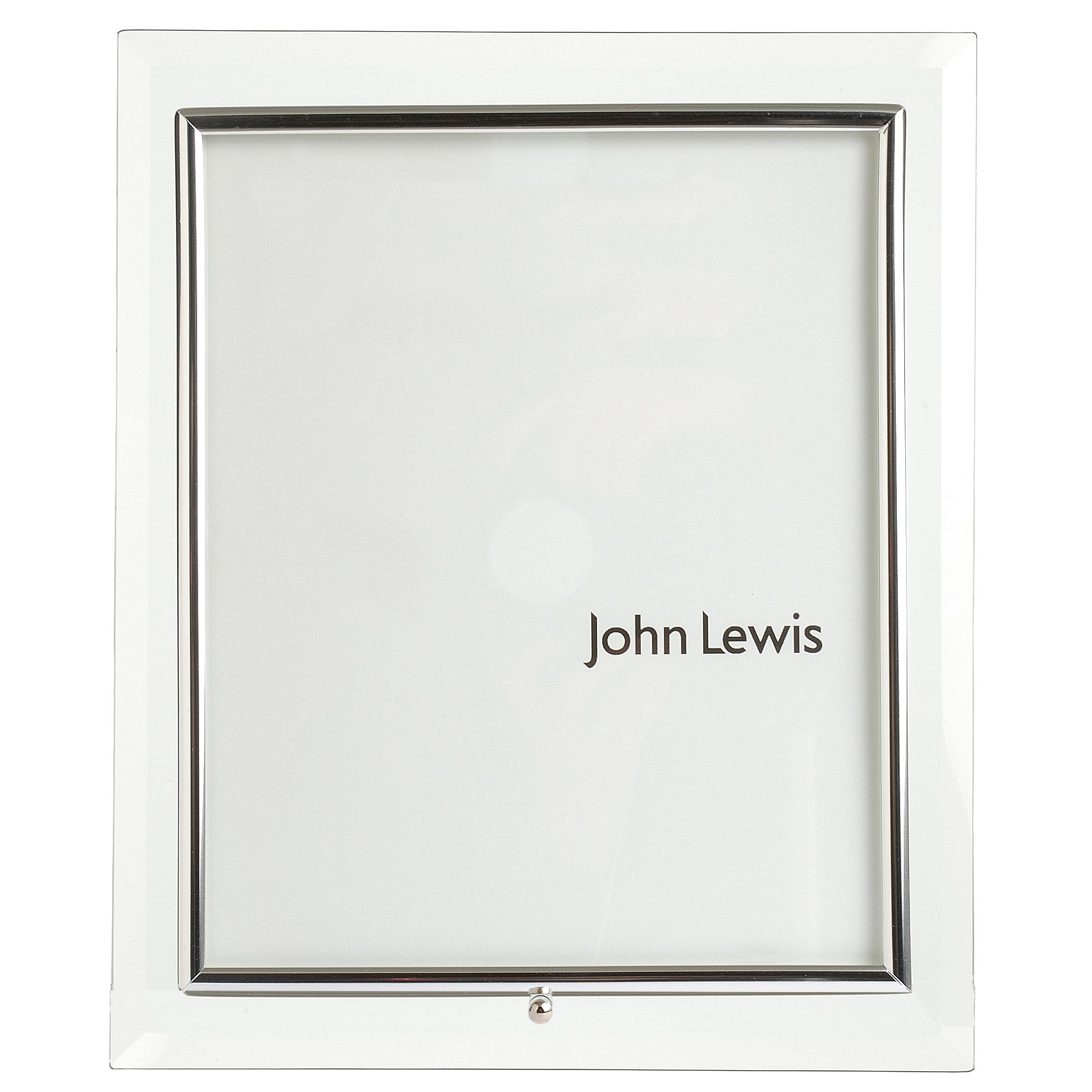 John Lewis Flat Glass Photo Frame, Portrait, 6 x 8`