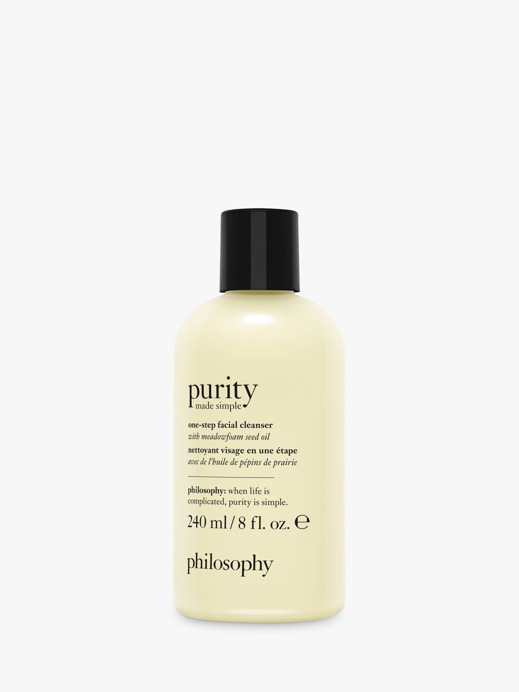 at　John　One-Step　240ml　Cleanser,　Philosophy　Purity　Facial　Simple　Made　Partners　Lewis　amp;