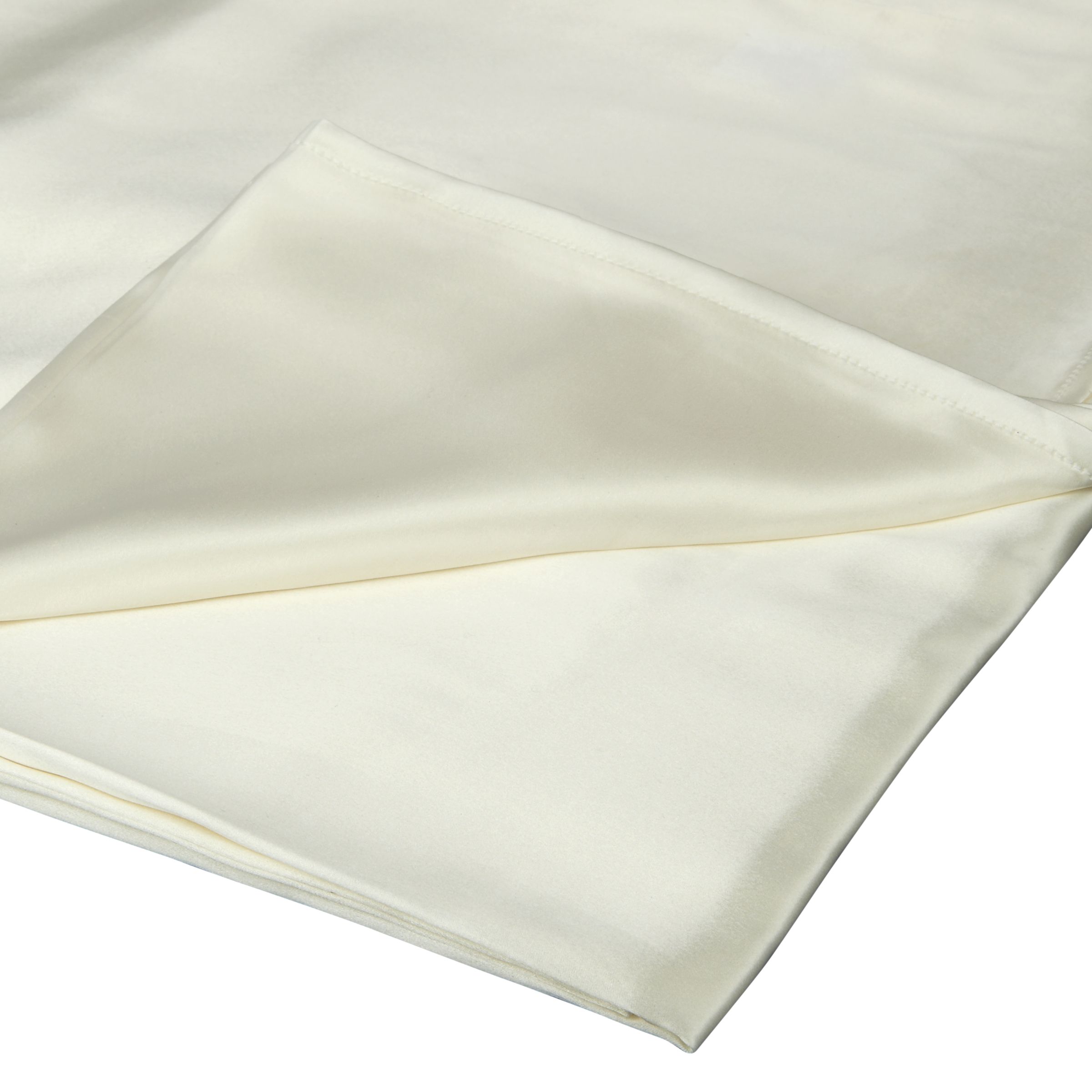 Silk Flat Sheets, Ivory 120029
