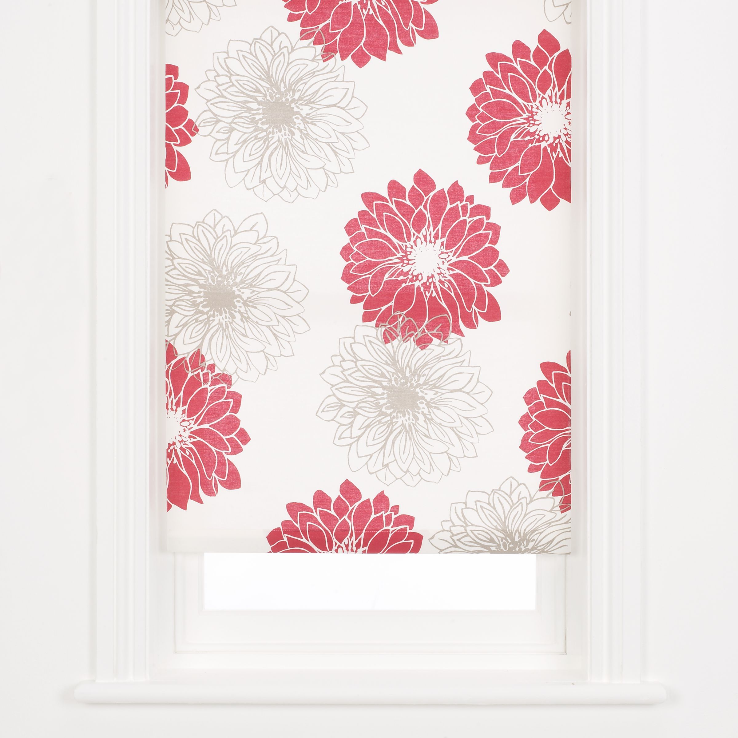 Gerbera Roller Blinds, Red, size: