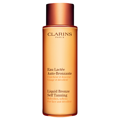 shop for Clarins Liquid Bronze Self Tanning for Face and Décolleté, 125ml at Shopo