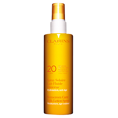 shop for Clarins Sun Care Spray Gentle Milk-Lotion Moderate Protection UVB20 at Shopo