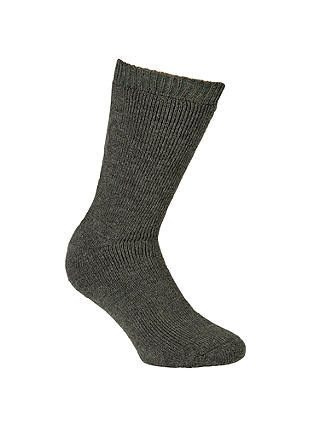 Barbour Calf Length Wellington Socks, Green