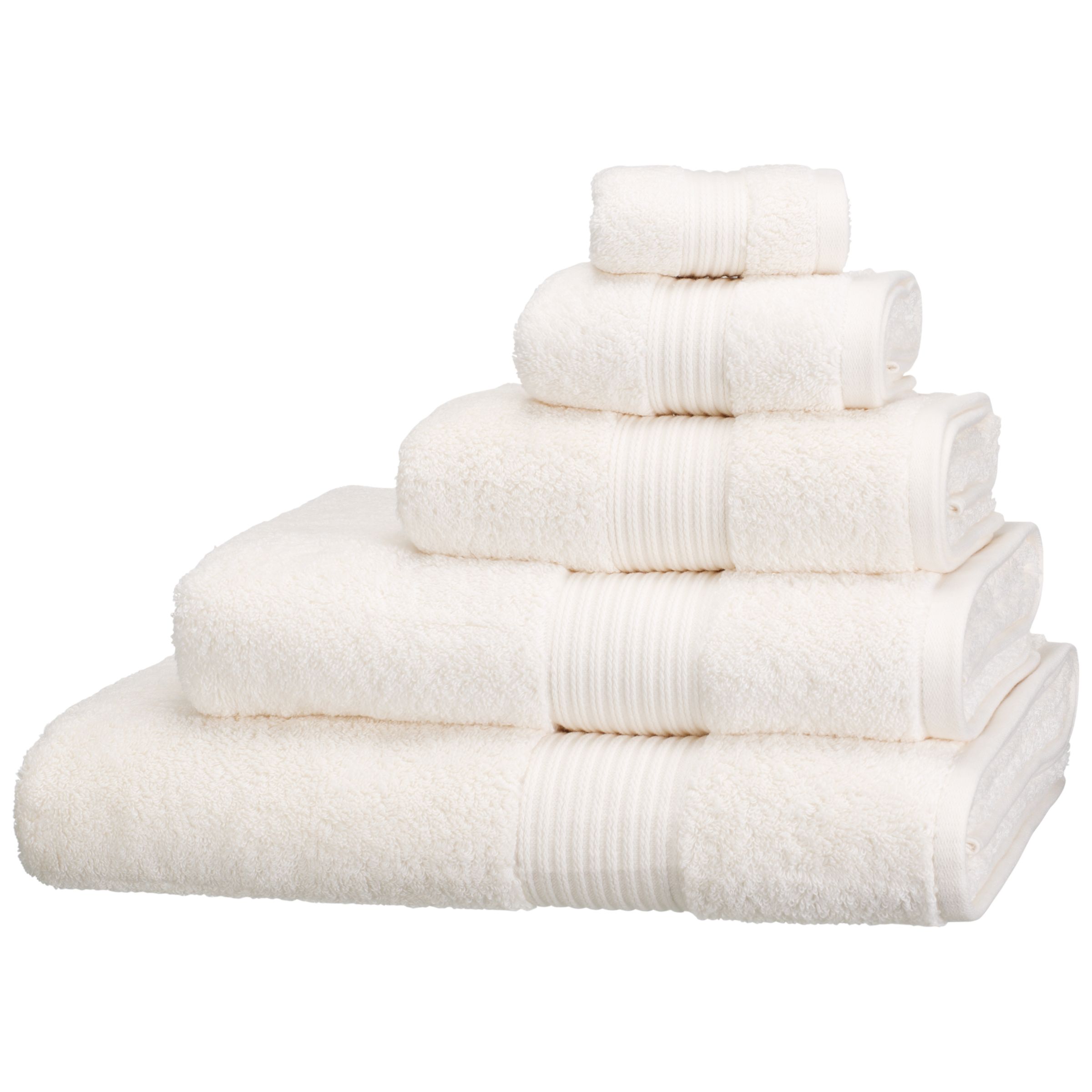 Pure Cotton Towels, Oyster 109998