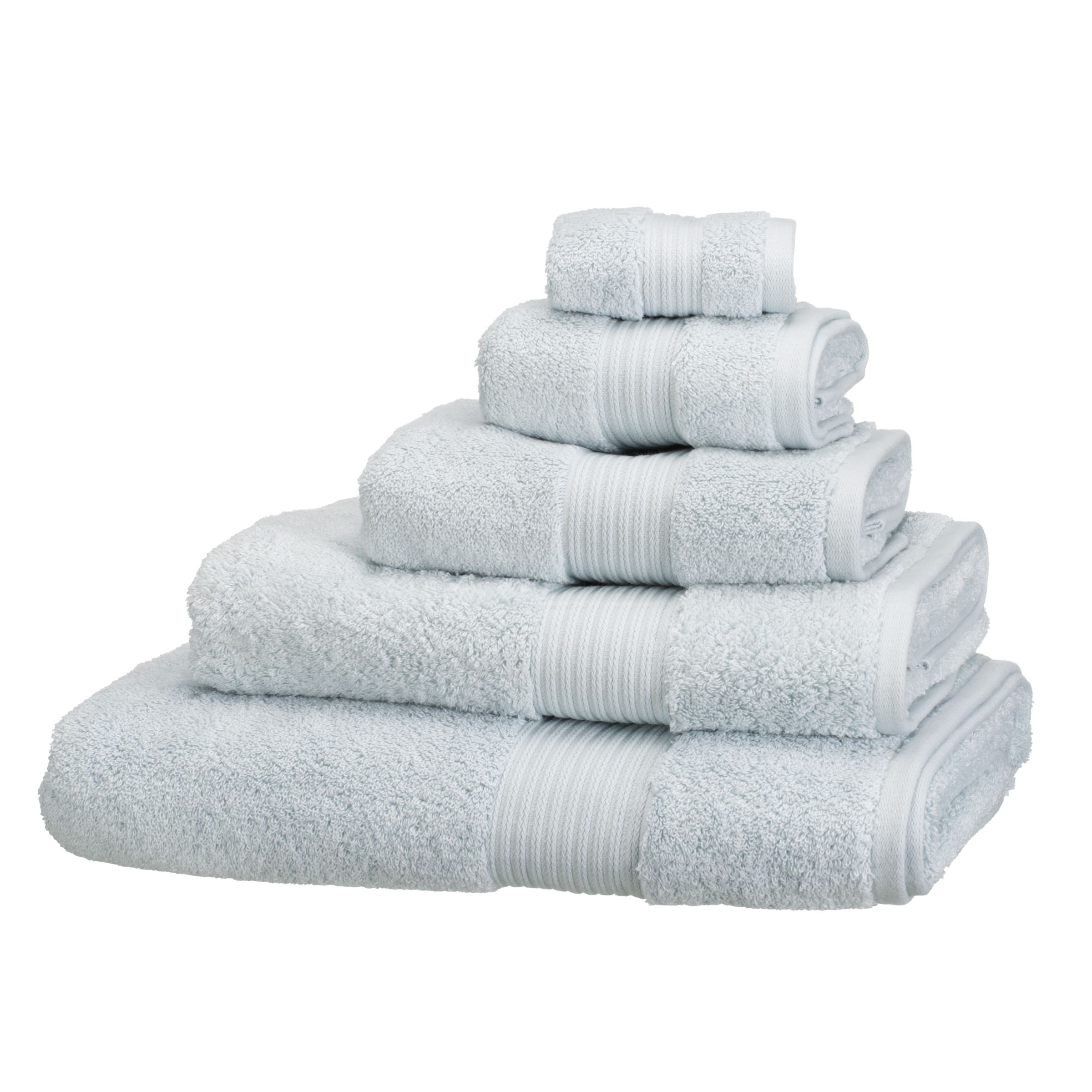 John Lewis Pure Cotton Towels, Duck Egg 109998
