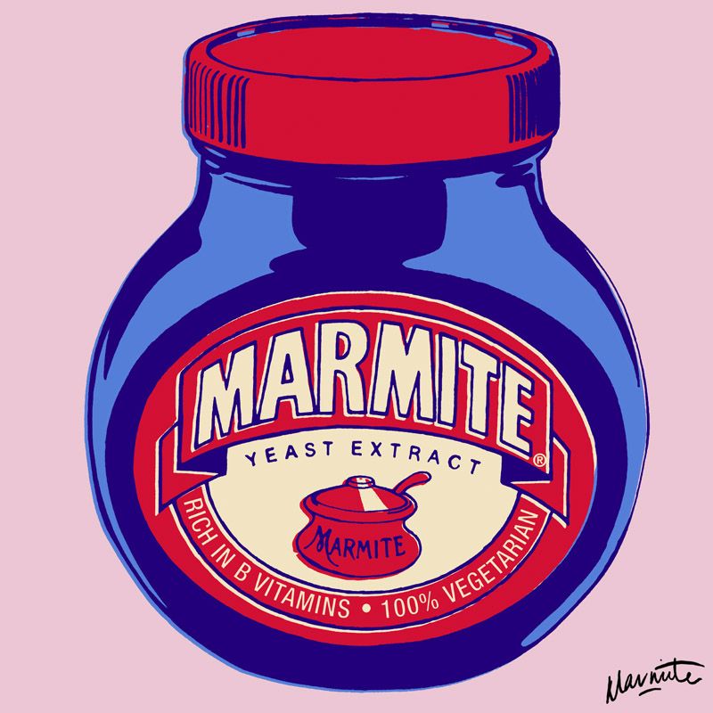 Marmite On Pink 98737