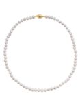 A B Davis Cultured Pearl Necklace, White