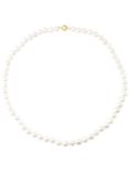 A B Davis 9ct Gold Pearl Necklace, White
