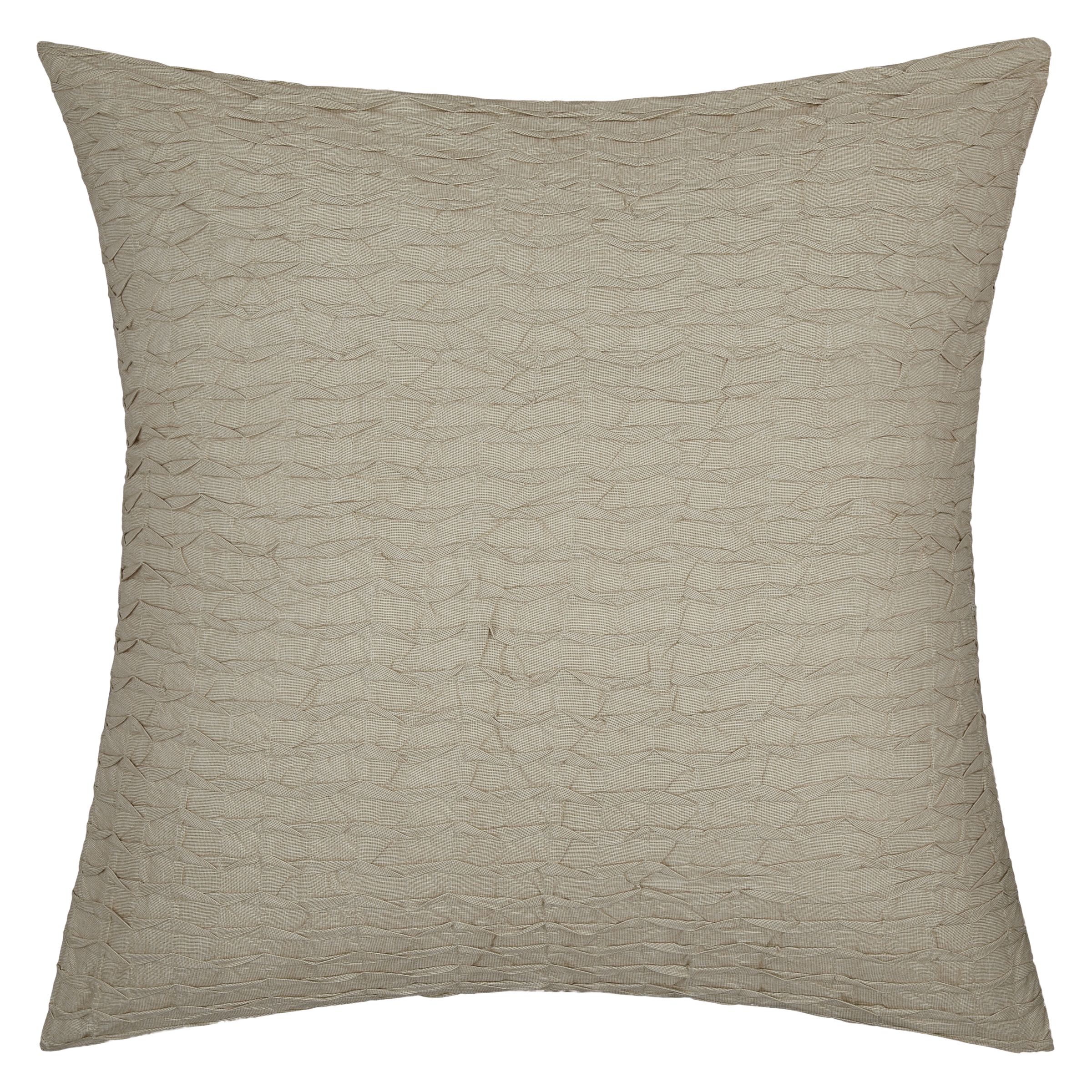 John Lewis Cotton Pleats Pillow / Cushion Cover