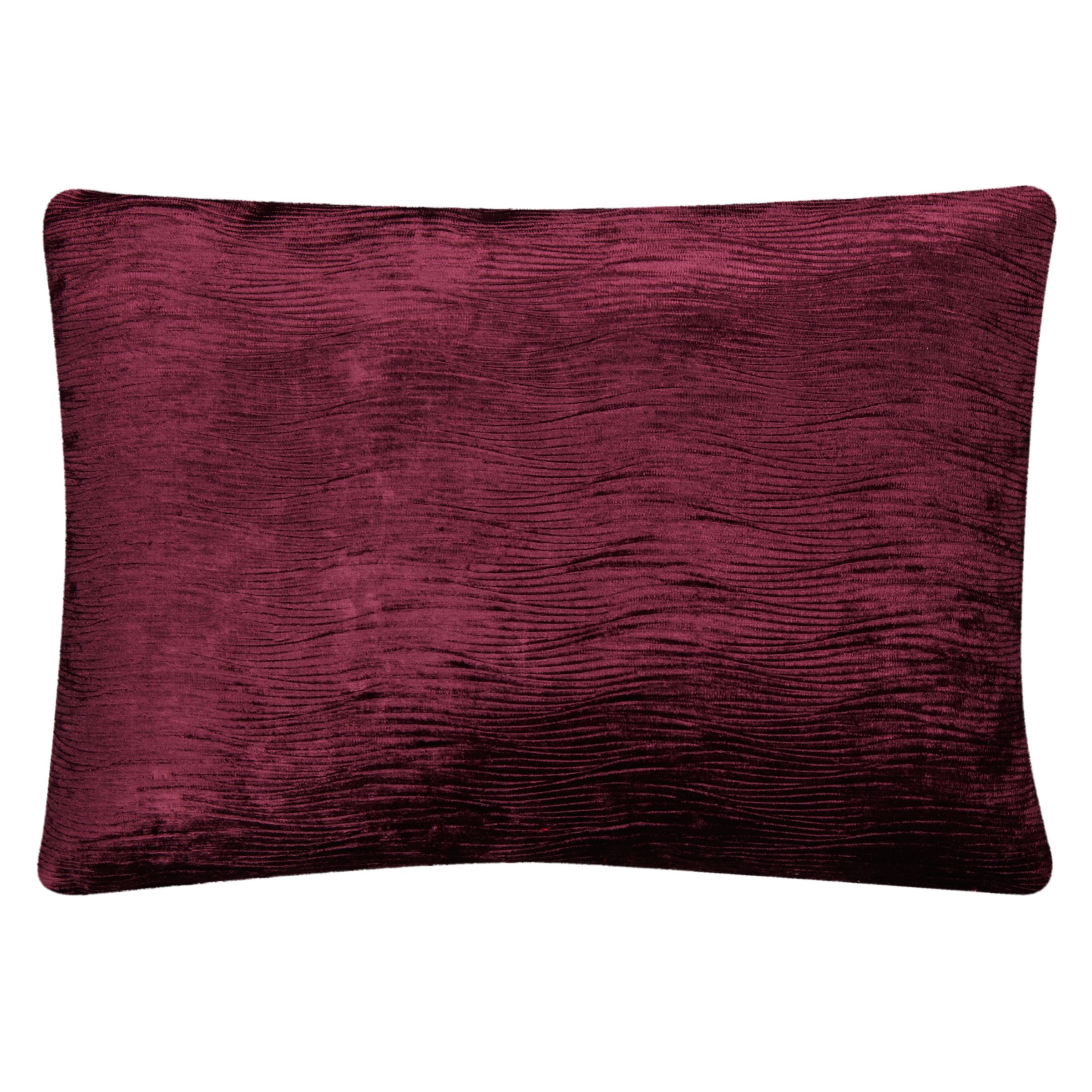 Arkona Velvet Cushion, Damson 180750