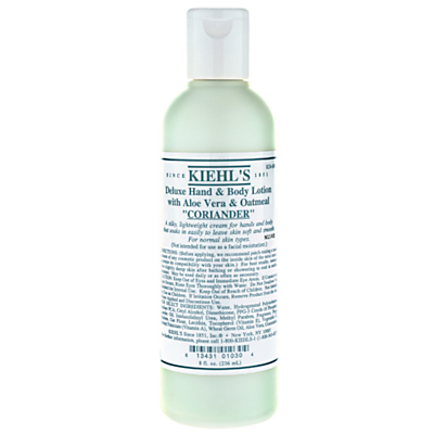 shop for Kiehl's Coriander Deluxe Hand & Body Lotion, 250ml at Shopo