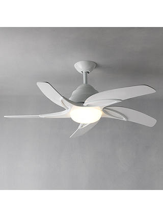 Fantasia Viper Ceiling Fan and Light, White, 54"