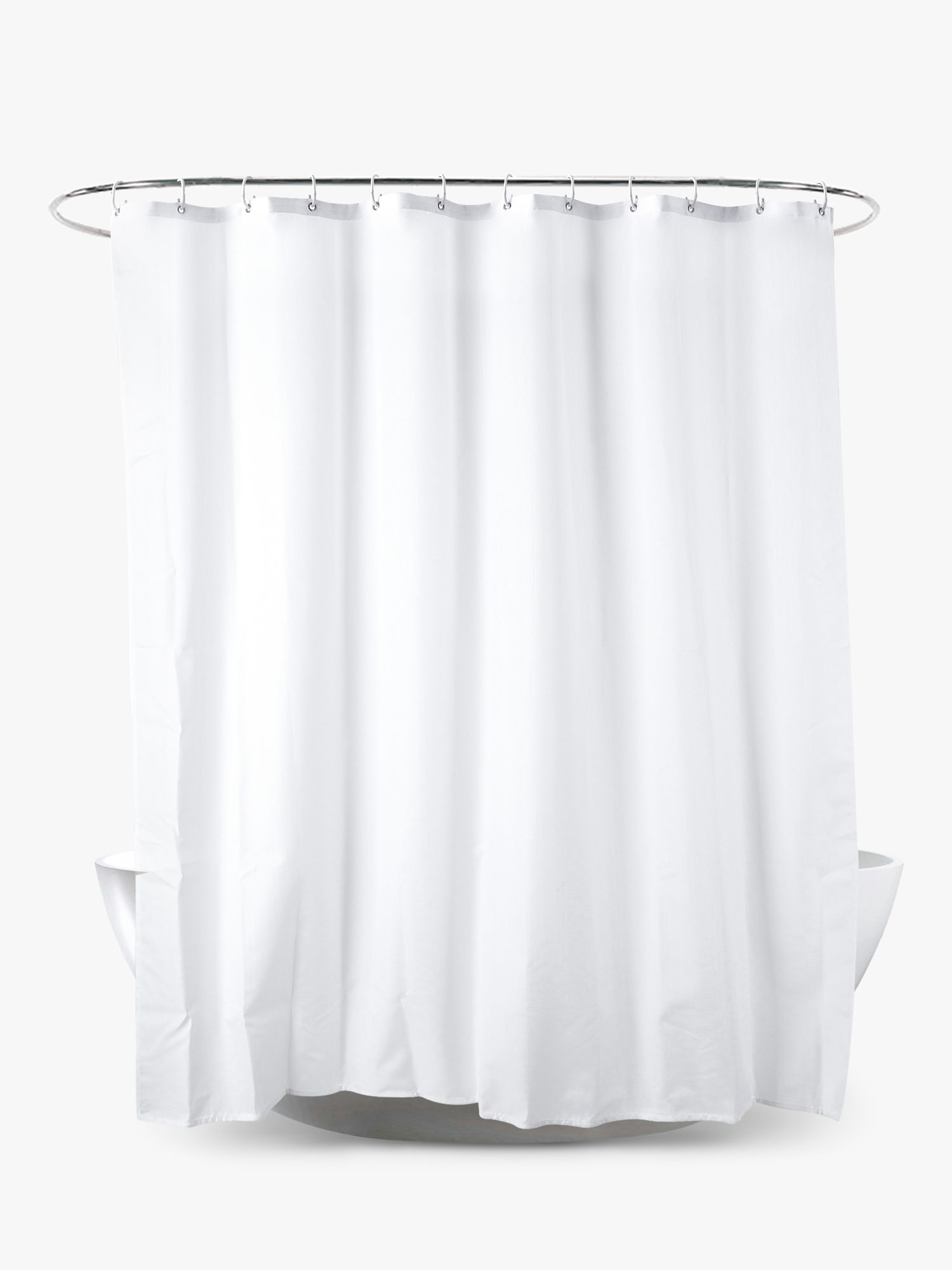 John Lewis & Partners Textured Slub Shower Curtain