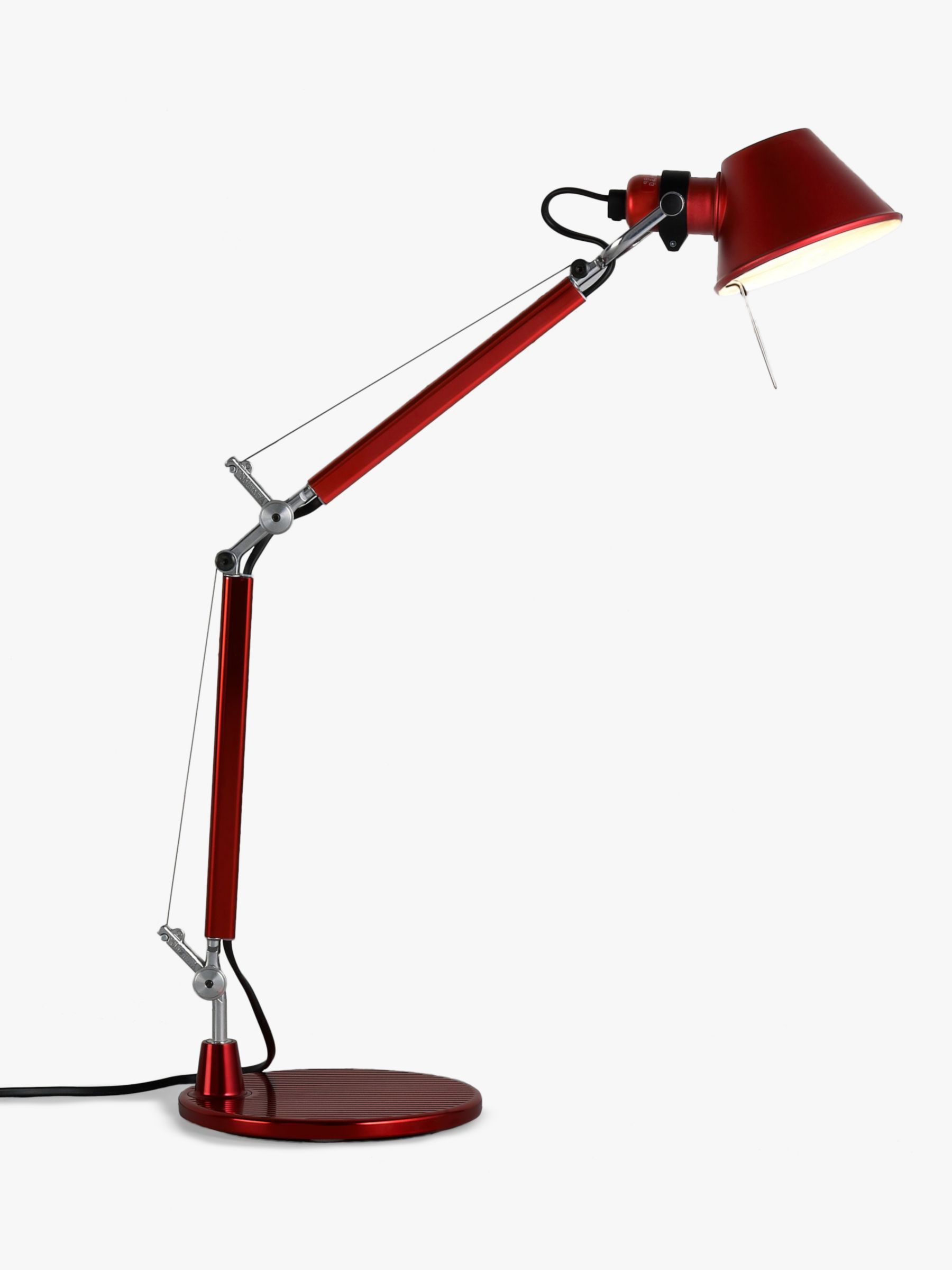 Artemide Tolomeo Micro Table Lamp, Red 151695