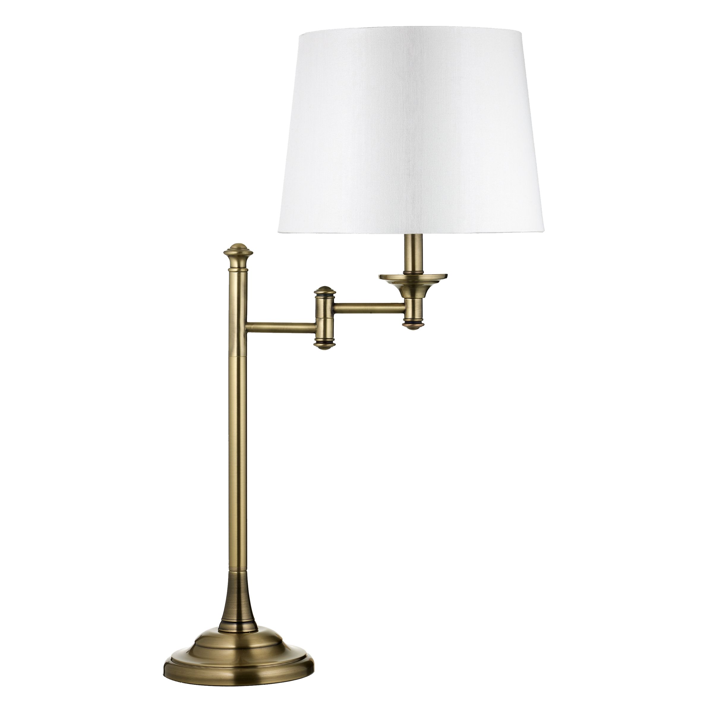 John Lewis Dominic Table Lamp, Brass 153662