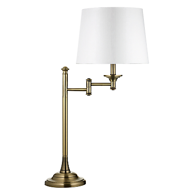 John Lewis Dominic Table Lamp, Brass 153662