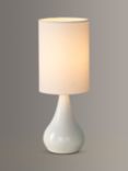 John Lewis ANYDAY Kristy Touch Table Lamp, White