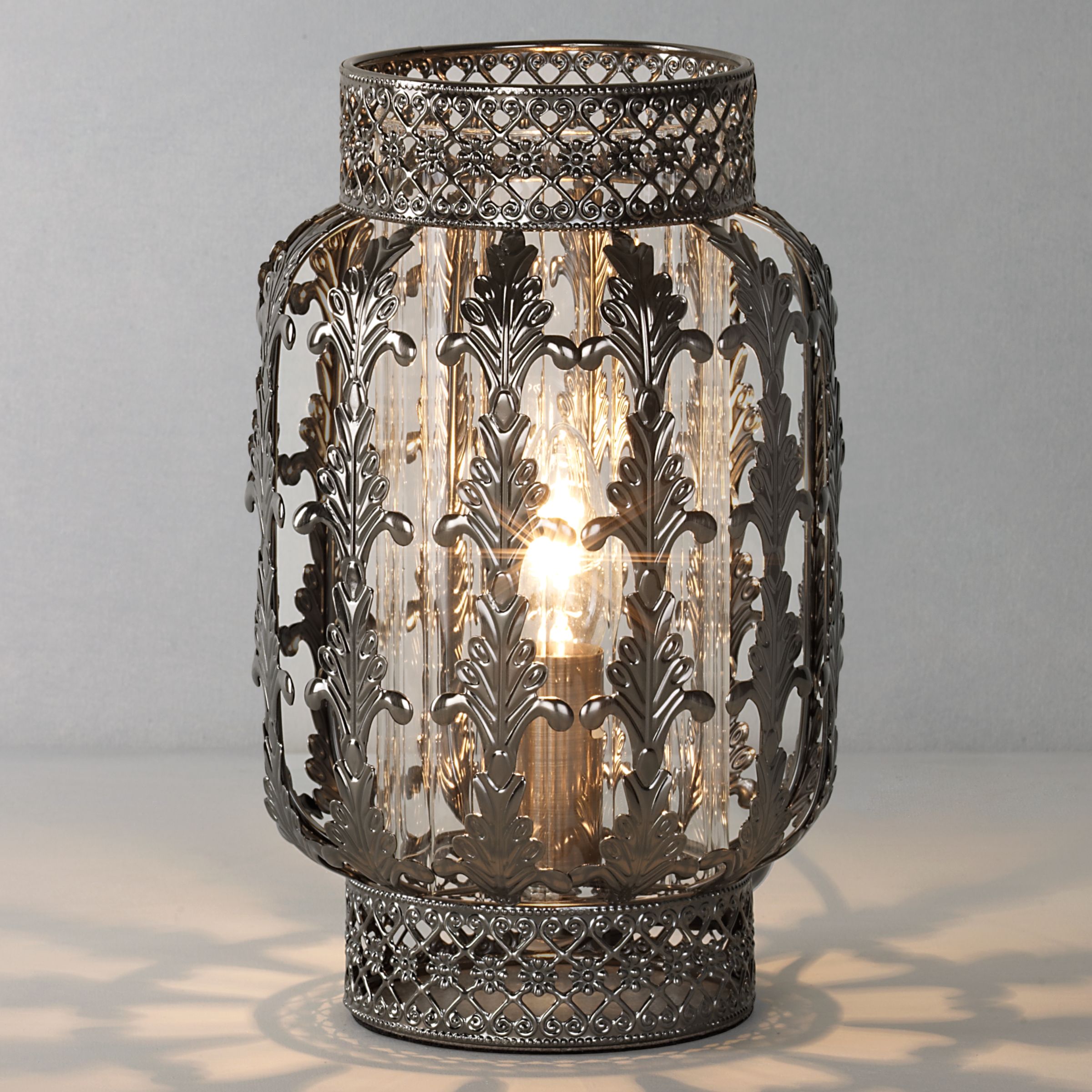 John Lewis Suri Table Lamp, Dark 153941