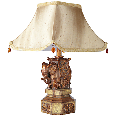 Elephant Table Lamp and Shade 154258