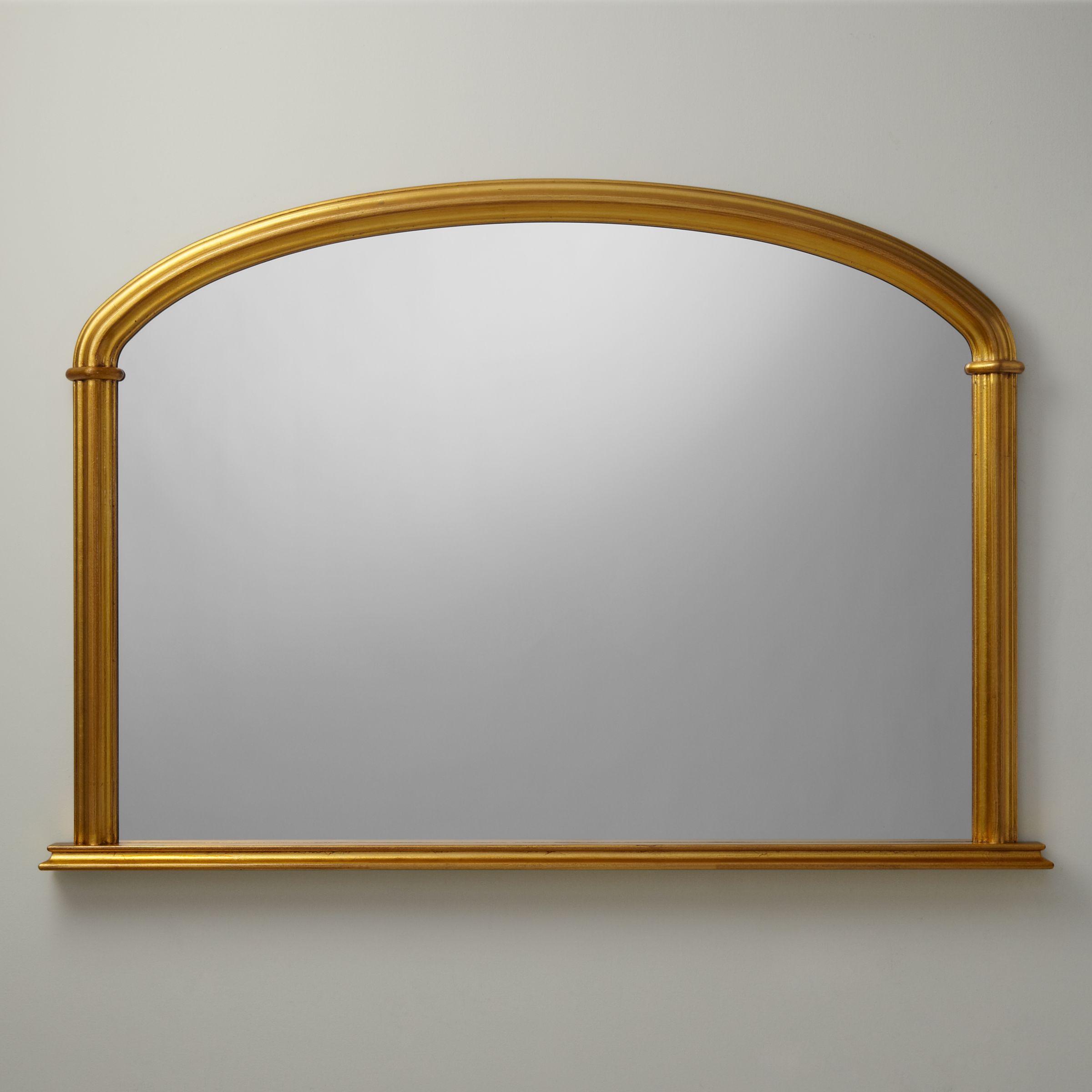 Eve Overmantel Mirror, Gold, H85 x