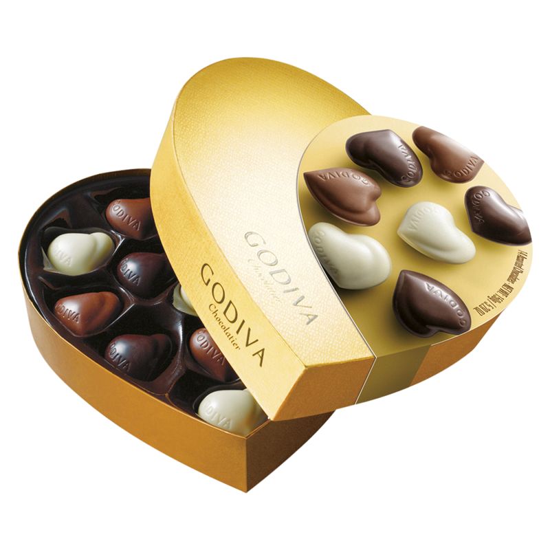 Assorted Chocolates Heart Ballotin, 150g