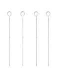 John Lewis Steel BBQ Skewers, Pack of 4