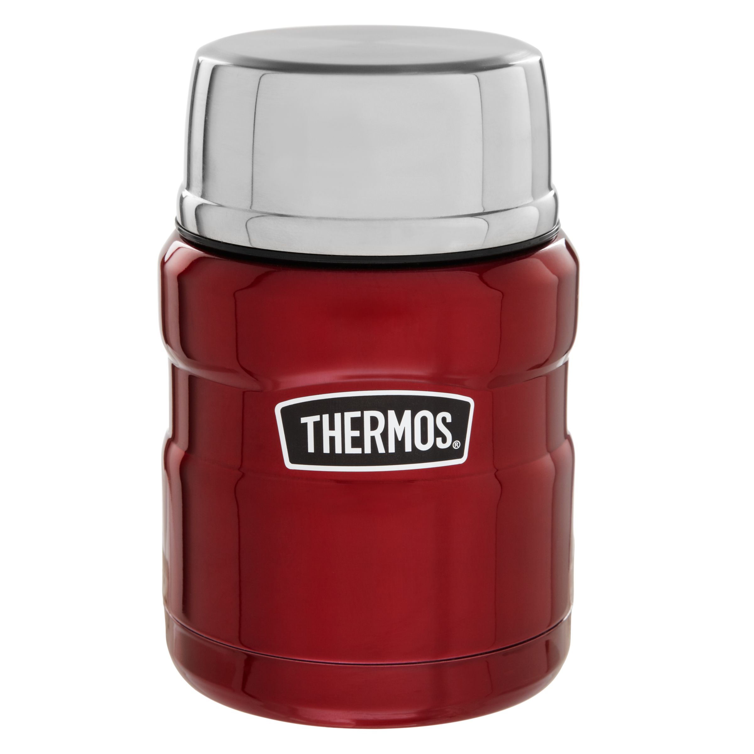 Thermos Vintage Food Flask, 470ml, Red
