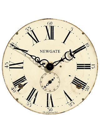Newgate Knightsbridge Wall Clock, Dia.50cm, Cream