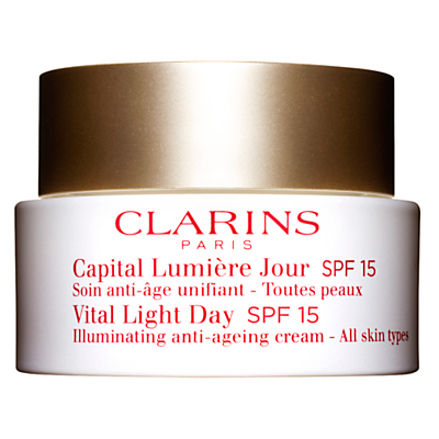 shop for Clarins Vital Light Day Illuminating Anti-Ageing Comfort Cream, 50ml at Shopo