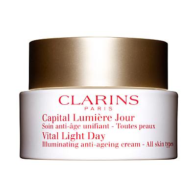 shop for Clarins Vital Light Day Illuminating Anti-Ageing Cream, 50ml at Shopo