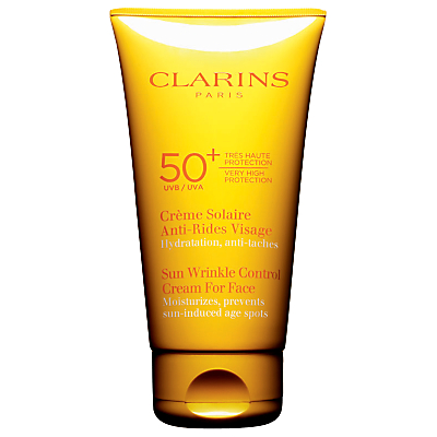 shop for Clarins New Sun Wrinkle Control Cream For Face Very High Protection UVB 50+, 75ml at Shopo