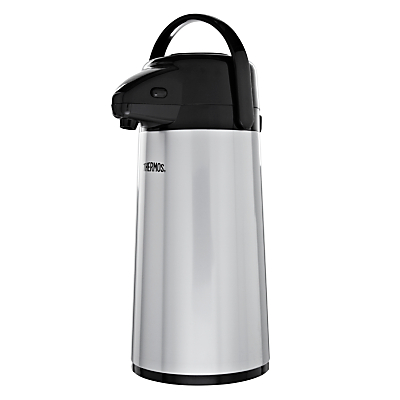 Thermos Push Button Pump Pot with Glass Liner, 1.9L