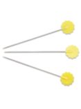 Prym Quilter's Flat Flower Pins, 60 x 50mm, Pack of  50