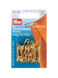 Prym Brass Safety Pins, Assorted Sizes, Pack of 30, Gold
