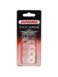 Janome Plastic Bobbins, Pack of 10