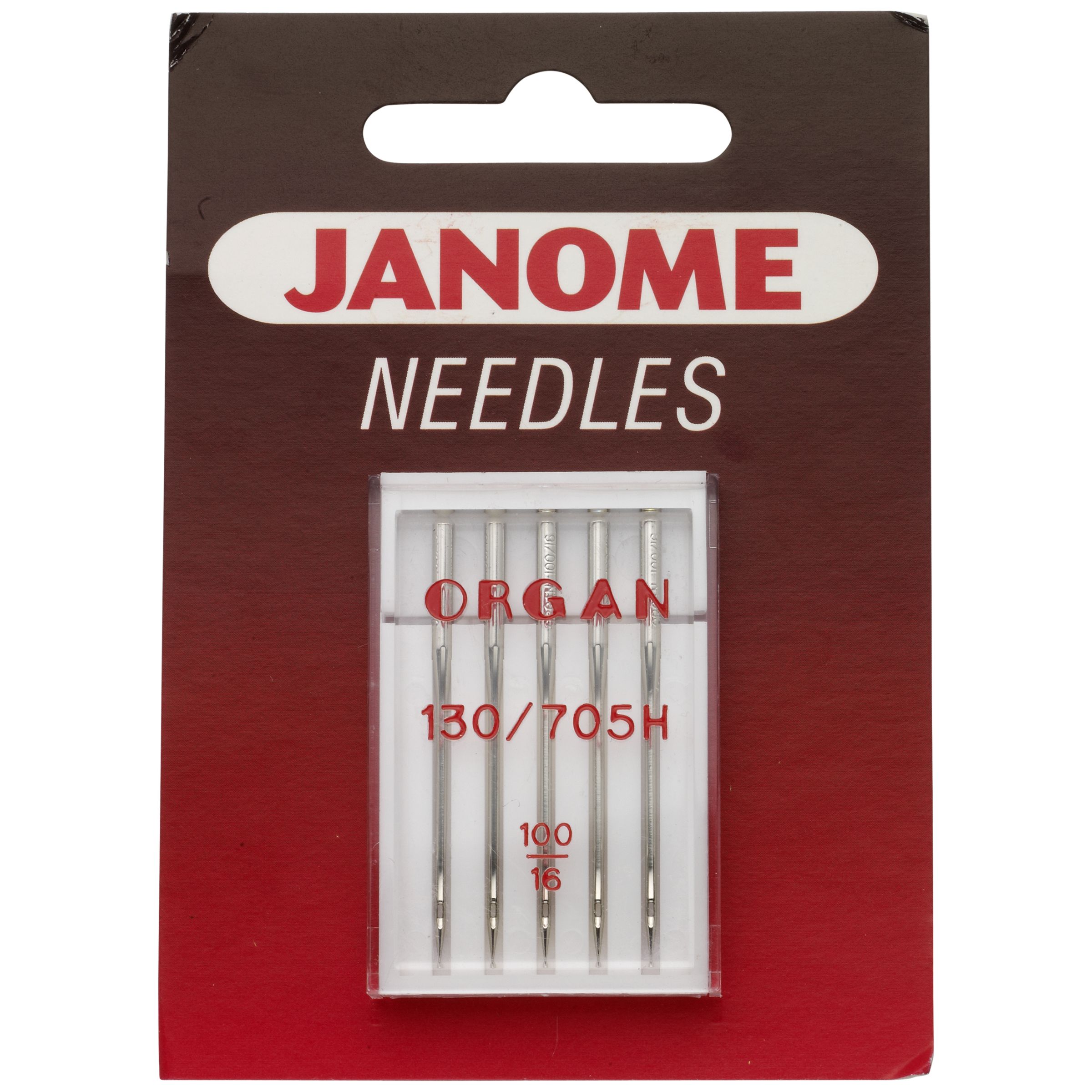 Janome Standard Sewing Needles, Assorted, Pack of 5
