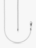 Nina B Unisex Silver Chunky Popcorn Chain Necklace