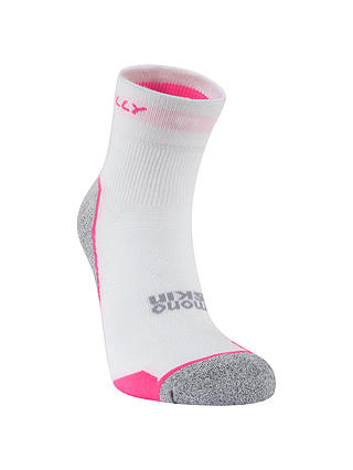 Hilly Monoskin Supreme Women's Running Anklet Socks, White