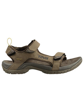 Teva Men's Tanza Leather Sandals, Brown