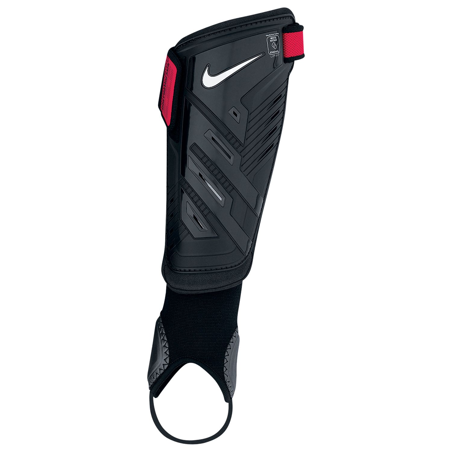Nike Protegga Shield Shin Guards, Black/Red