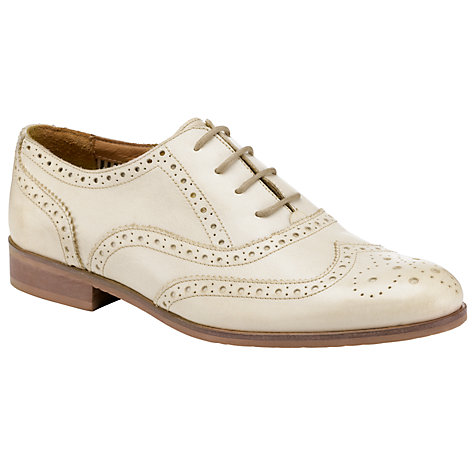 Buy Somerset by Alice Temperley Lavendar Leather Wingtip Brogues, White Online at johnlewis.com