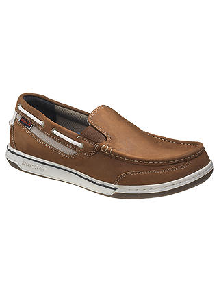 Sebago Triton Leather Slip On Boat Shoes