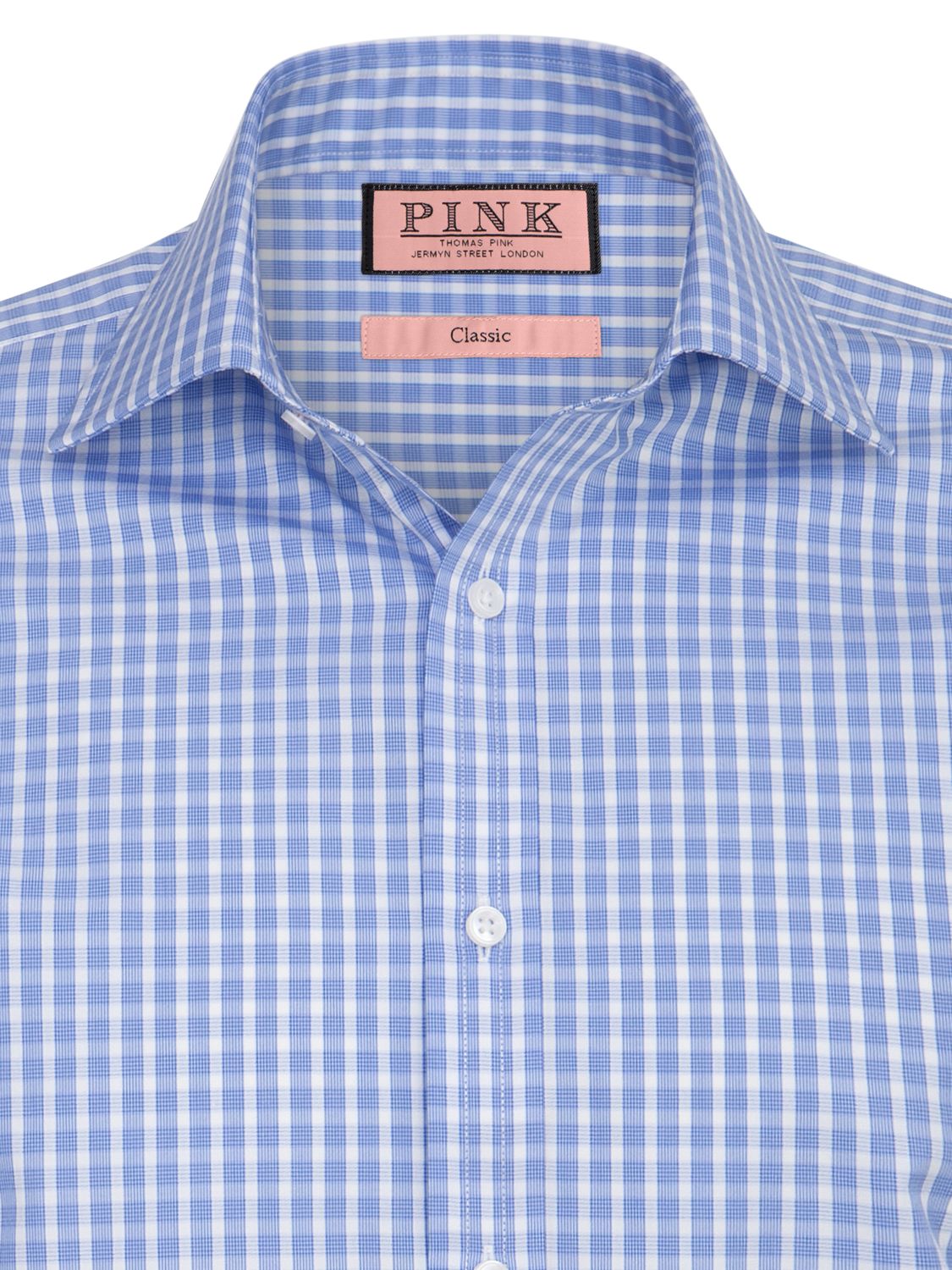 Thomas Pink Maynard Check Classic Fit Shirt, Blue