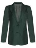 John Lewis Girls' School Blazer, Bottle Green