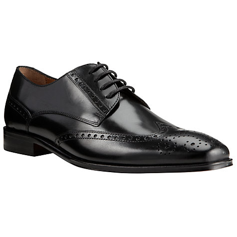 Buy John Lewis Brosnan Leather Brogue Shoes | John Lewis