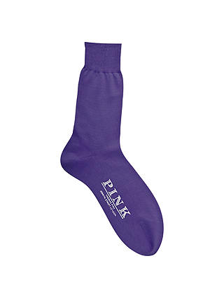 Thomas Pink Plain Cotton Socks