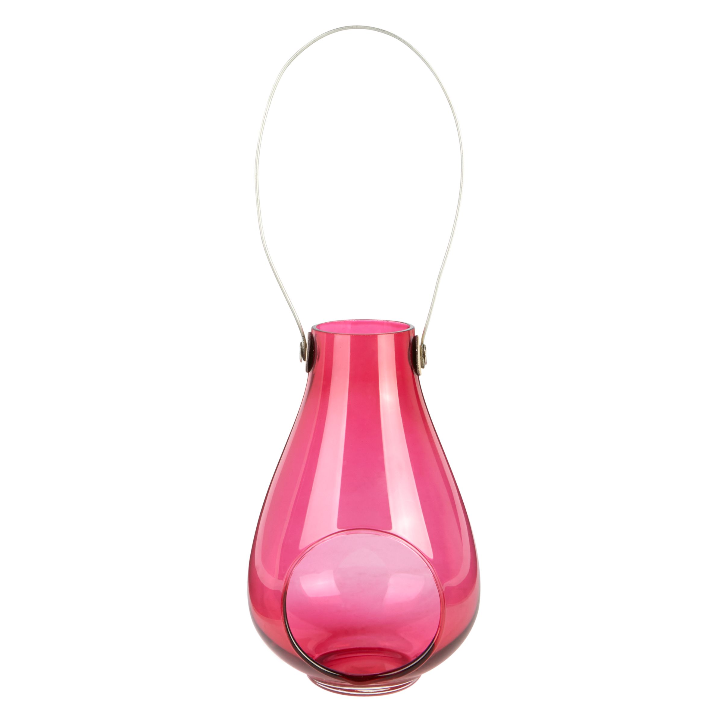 La Hacienda Raindrop Tealight Lantern, Pink
