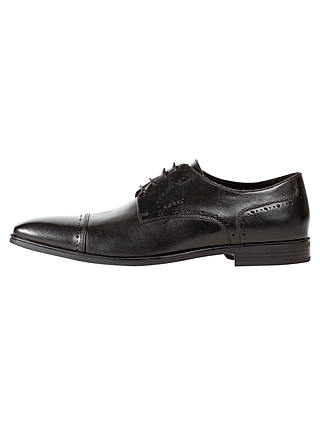 Geox New Life Toe Cap Derby Shoes, Black