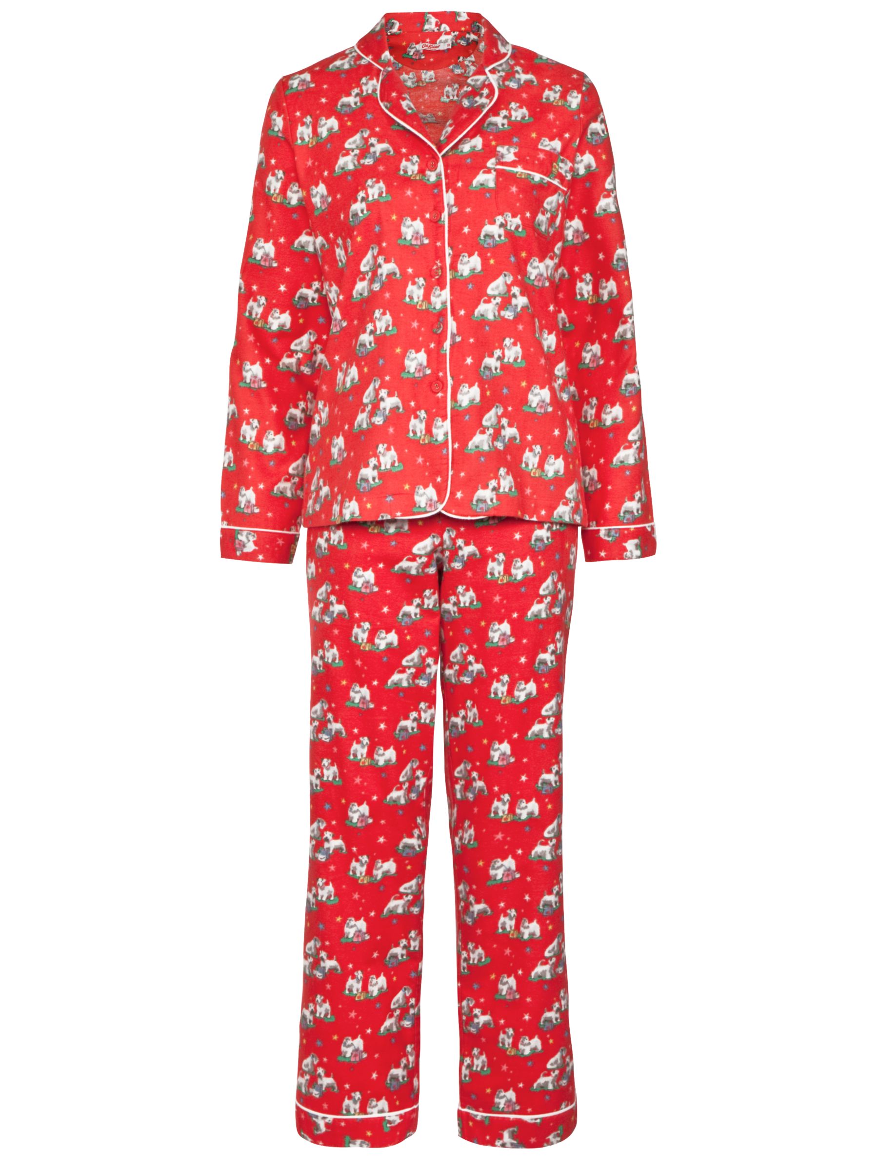 Cath Kidston Christmas Billie Print Pyjama Gift Set, Red