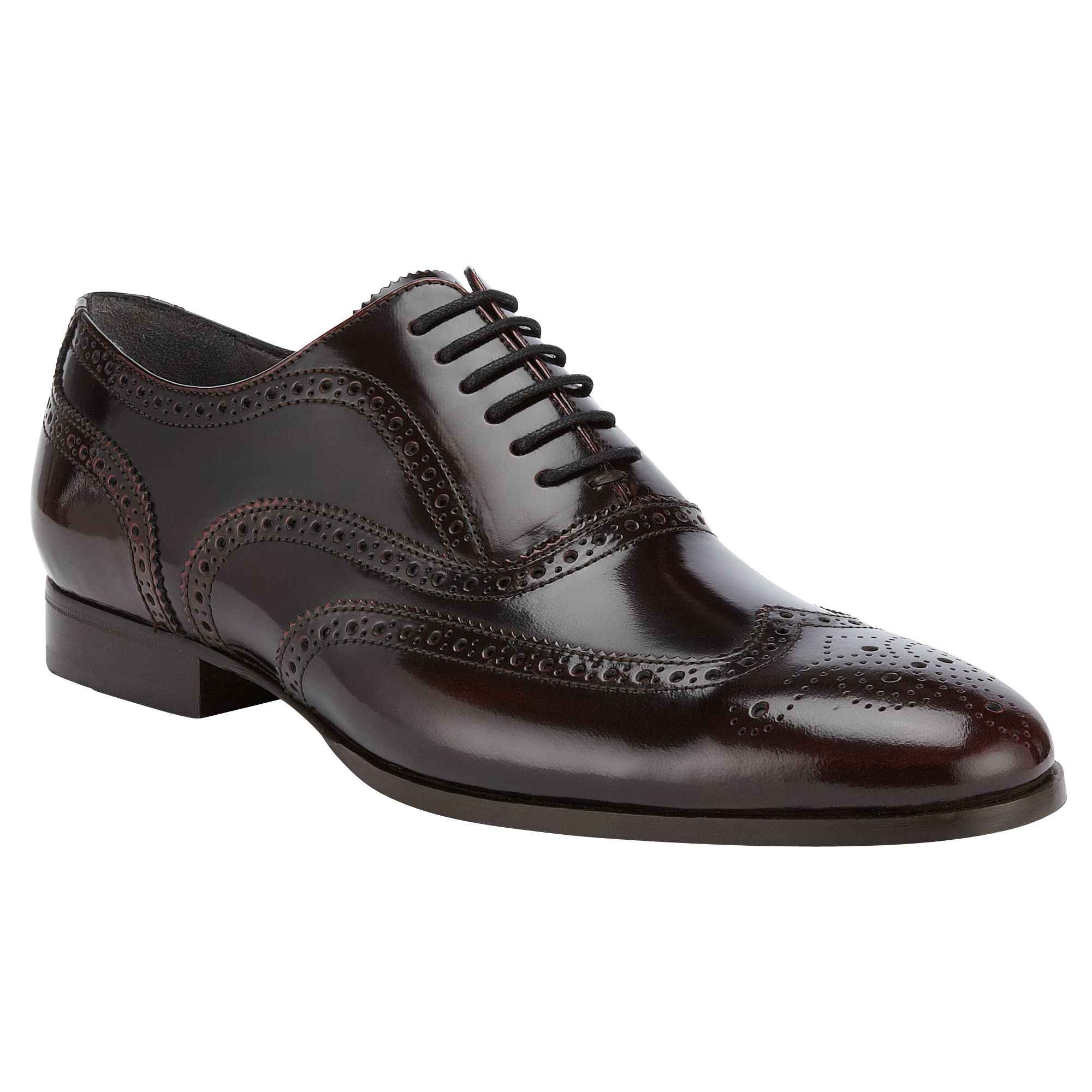 Kin Archie Brush Off Leather Brogue Shoes